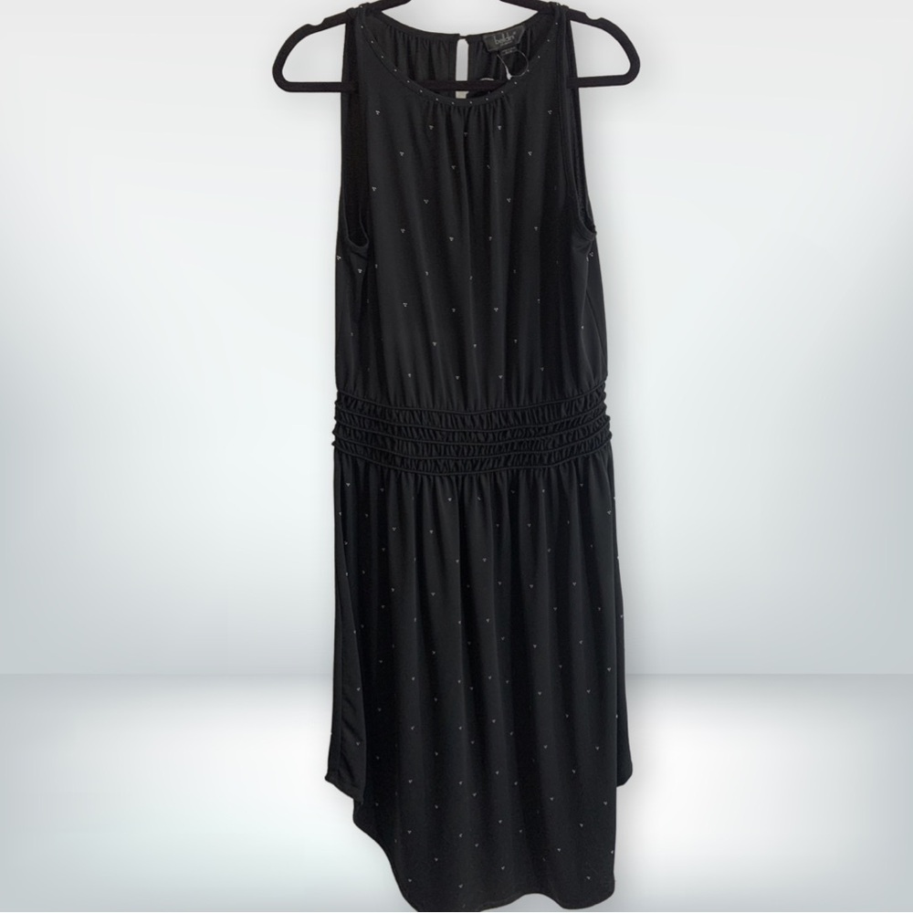 NWoT Belldini Women’s Black Embellished High Neck Midi Dress, size M - Picture 2 of 14